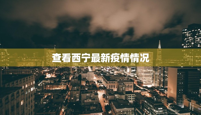 查看西宁最新疫情情况