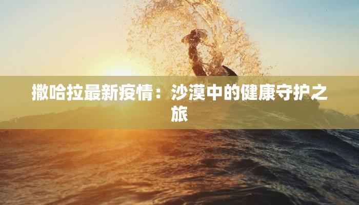 撒哈拉最新疫情：沙漠中的健康守护之旅