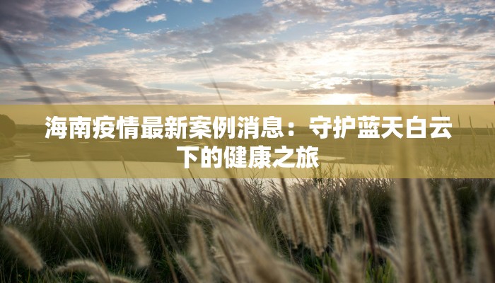 海南疫情最新案例消息：守护蓝天白云下的健康之旅