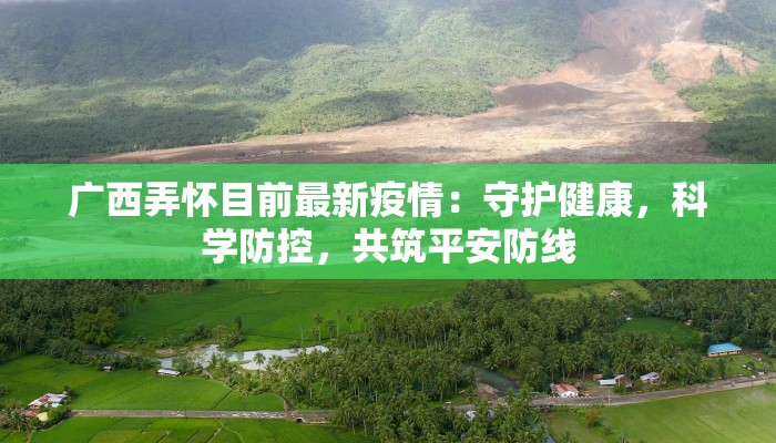 广西弄怀目前最新疫情:守护健康,科学防控,共筑平安防线 广西弄怀目前最新疫情:守护健康,科学防控,共筑平安防线